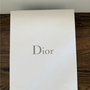 Dior White Box with Silver Logo Centered